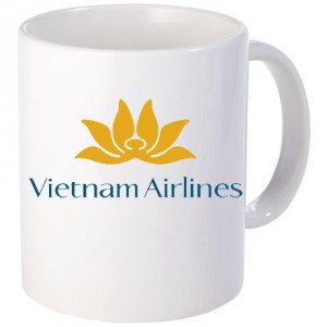 Cốc sứ in logo Vietnam Airlines